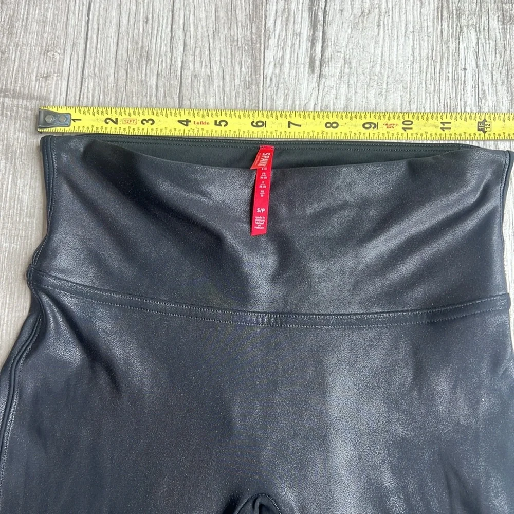 SPANX Faux Leather Leggings‎ Women’s Size S Small Black